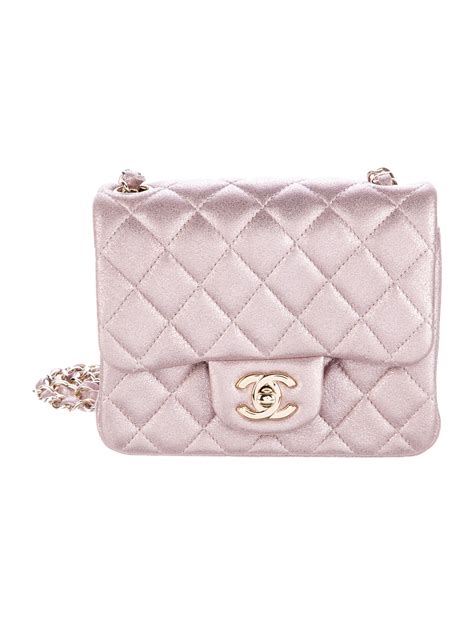 Chanel Iridescent Mini Classic Square Flap Bag 